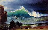 Albert Bierstadt The Shore of the Turquoise Sea
